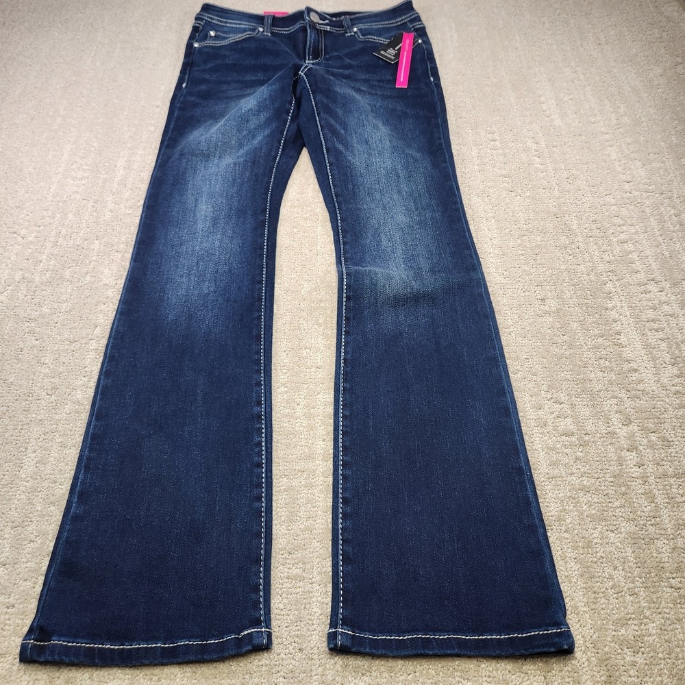 Bootcut Jeans Women 6 Dark Wash Stretch Cowgirl Rodeo Western Flare Western NEW
